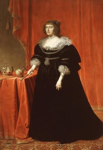 Elisabeth Stuart i rollen som dronning av Böhmen - Gerrit van Honthorst