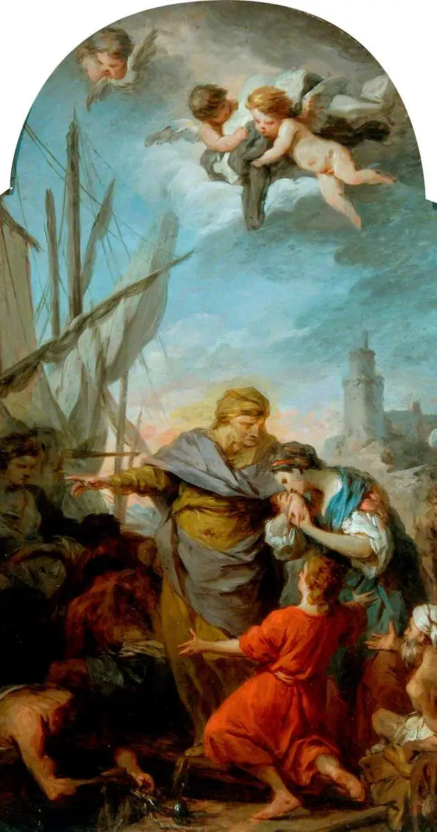 Sankingen av Saint Paul til Det hellige land - Pierre Subleyras