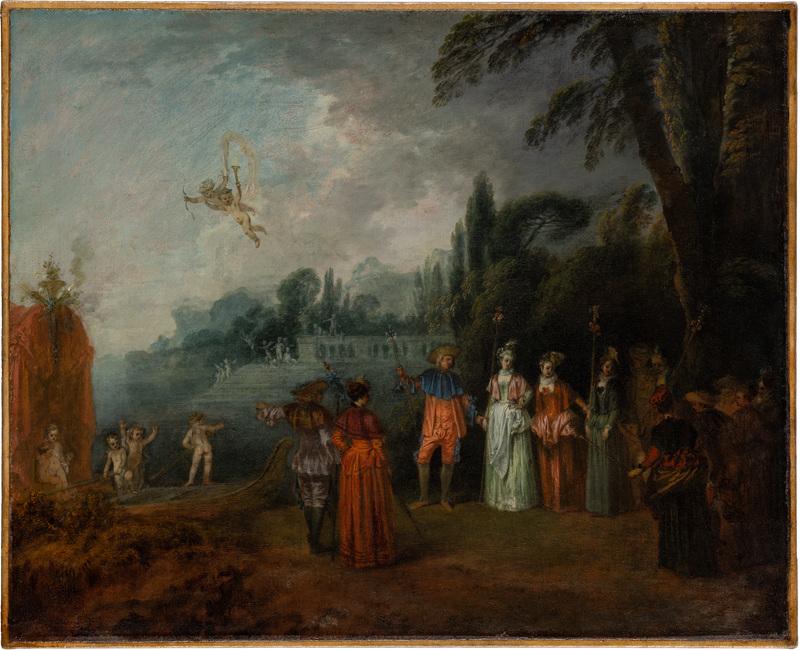 Avreise til Kythera - Antoine Watteau