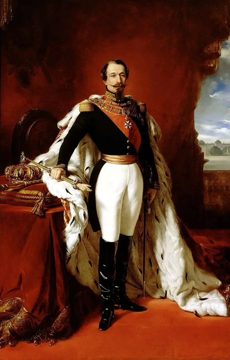 Keiseren Napoleon III - Franz Xaver Winterhalter

Source:
L'empereur Napoléon III - Franz Xaver Winterhalter