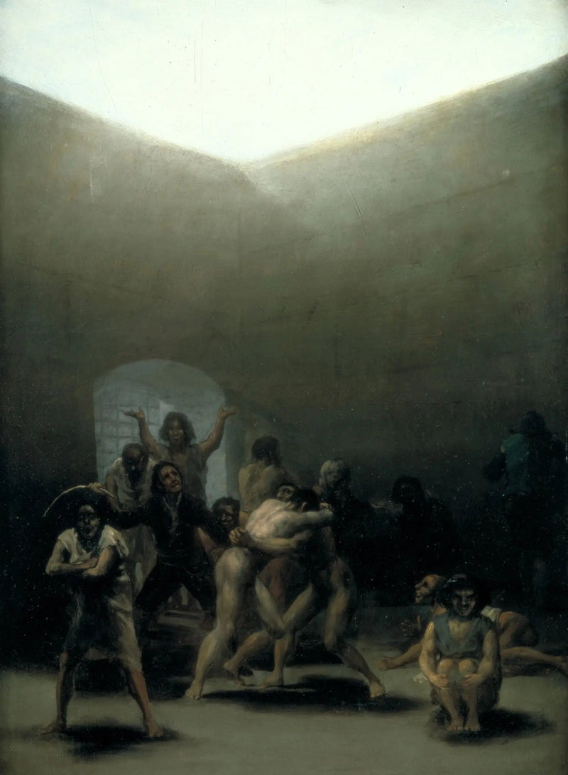 De gale menneskers innhegning - Francisco de Goya