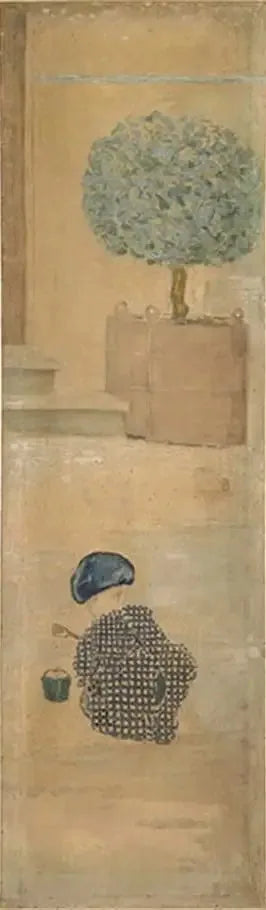 Barnet med sandkaken - Pierre Bonnard