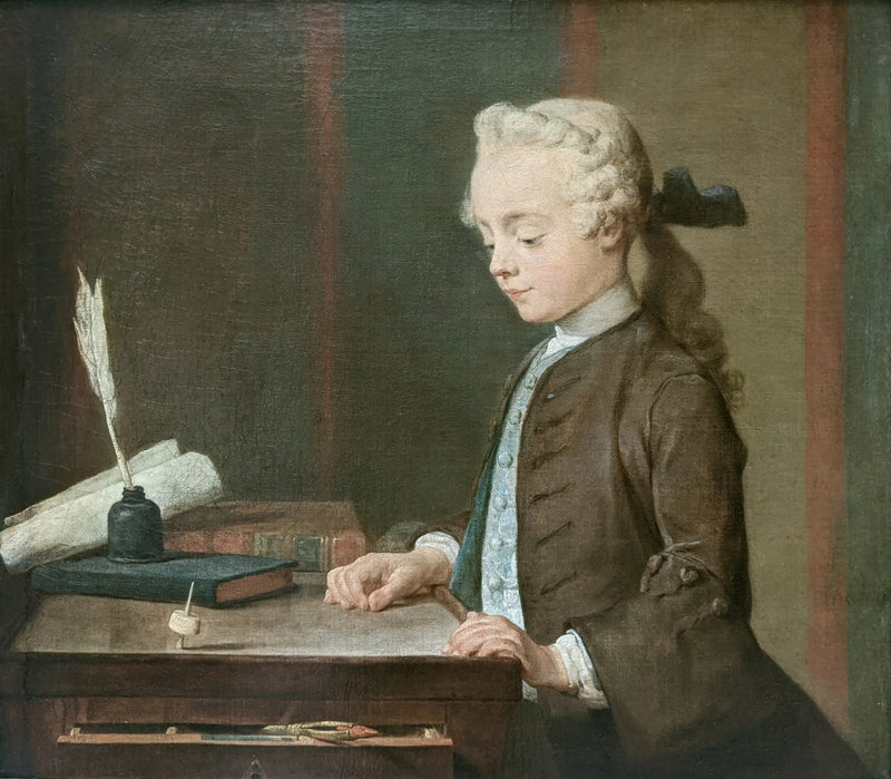 Barnet med brystvorten - Jean Siméon Chardin