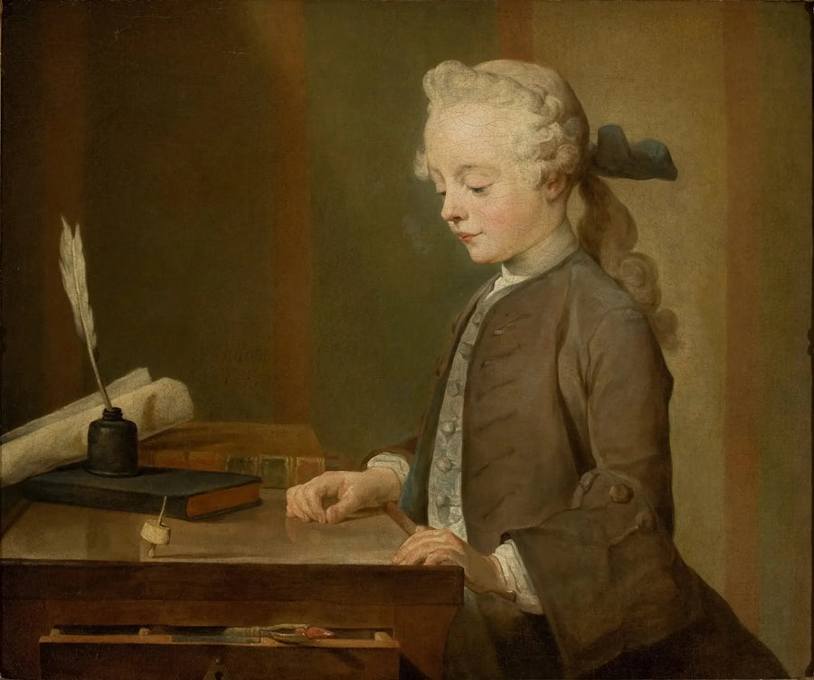 Barnet med puppen - Jean Siméon Chardin