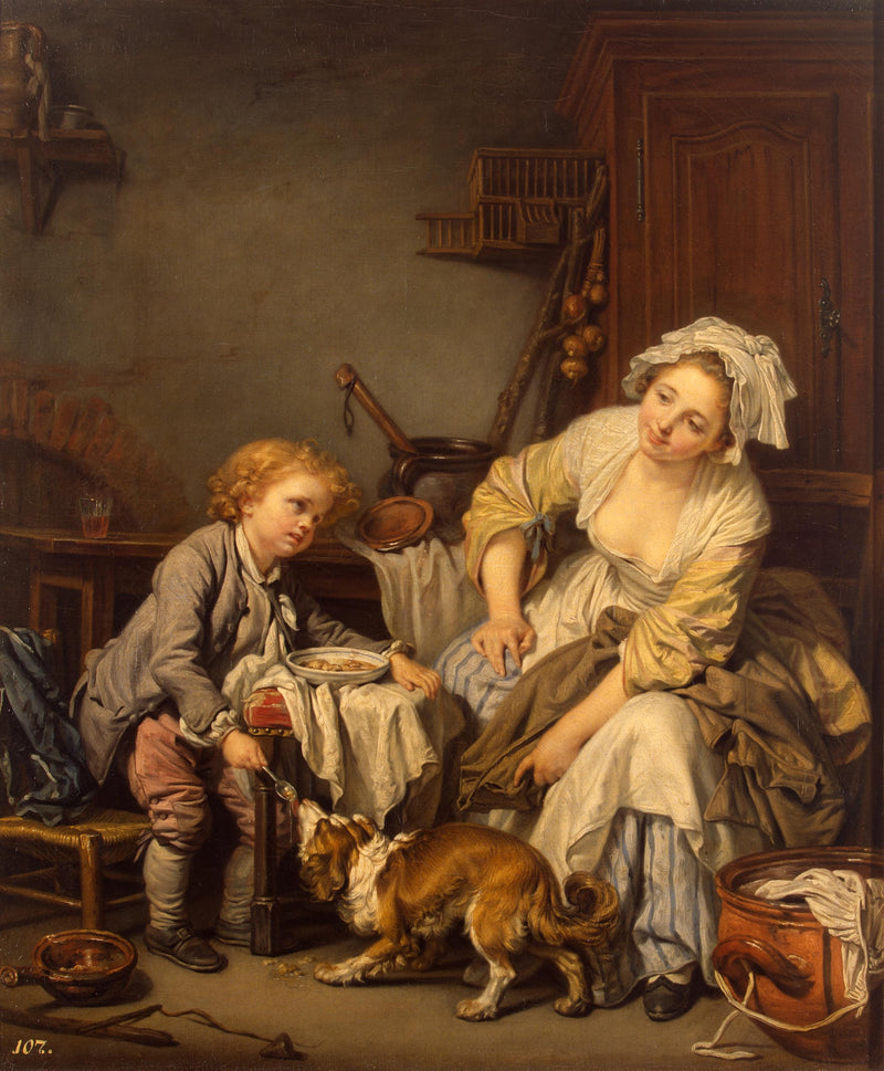 Den bortskjemte barnet - Jean-Baptiste Greuze
