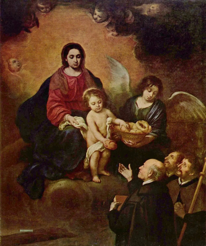 Barnet Jesus deler ut brød til pilegrimer - Bartolomé Esteban Murillo

Source:
L'Enfant Jésus distribuant du pain aux pèlerins - Bartolomé Esteban Murillo