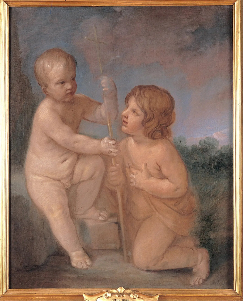 Jesusbarnet og den hellige Johannes - Guido Reni