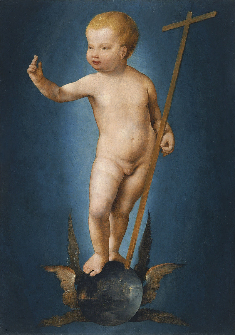 Jesusbarnet på jordkloden - Joos van Cleve