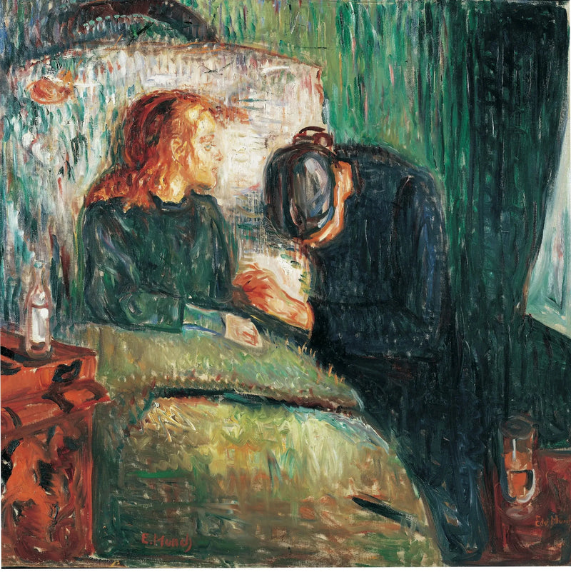 Den syke gutten - Edvard Munch