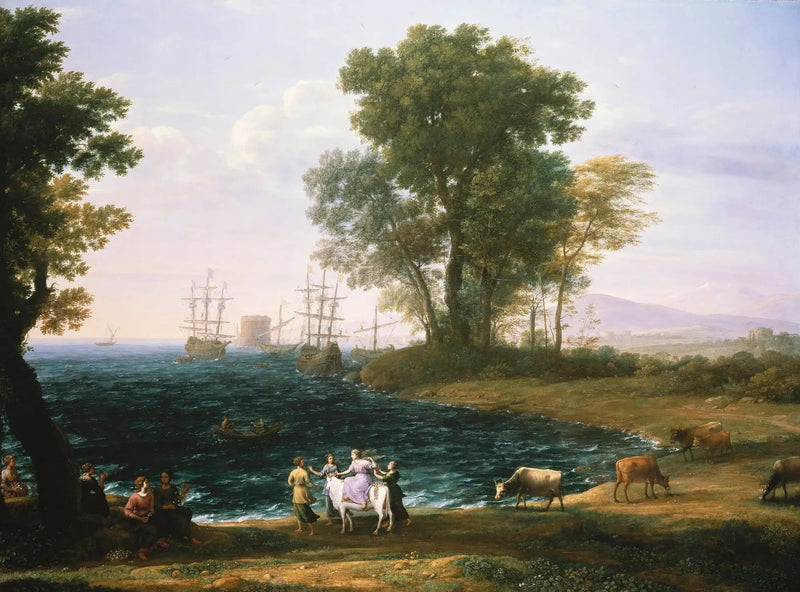 Europas bortføring - Claude Lorrain