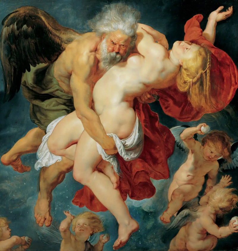 Orithyes bortføring av Boreas - Peter Paul Rubens