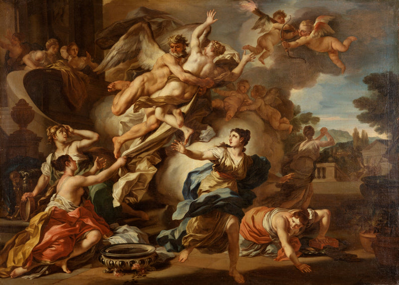 Fjerningen av Orithyia - Francesco Solimena