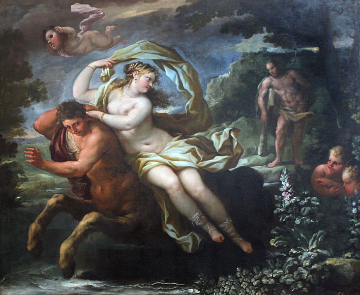 Dejaniras bortføring - Luca Giordano