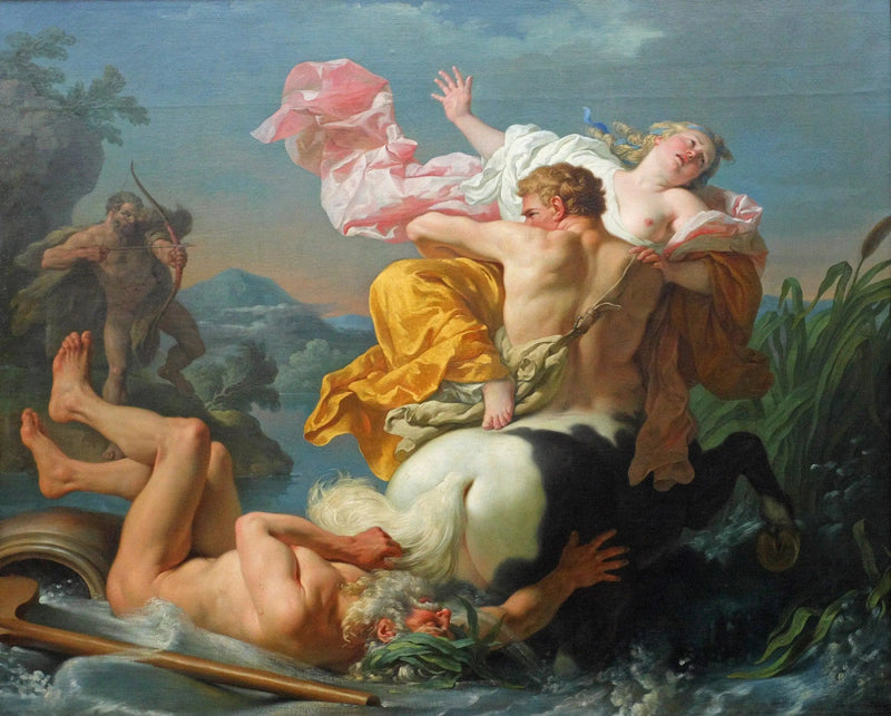 Utdragningen av Déjanire av kentauren Nessus - Louis Jean François Lagrenée

Source:
L'enlèvement de Déjanire par le centaure Nessus - Louis Jean François Lagrenée