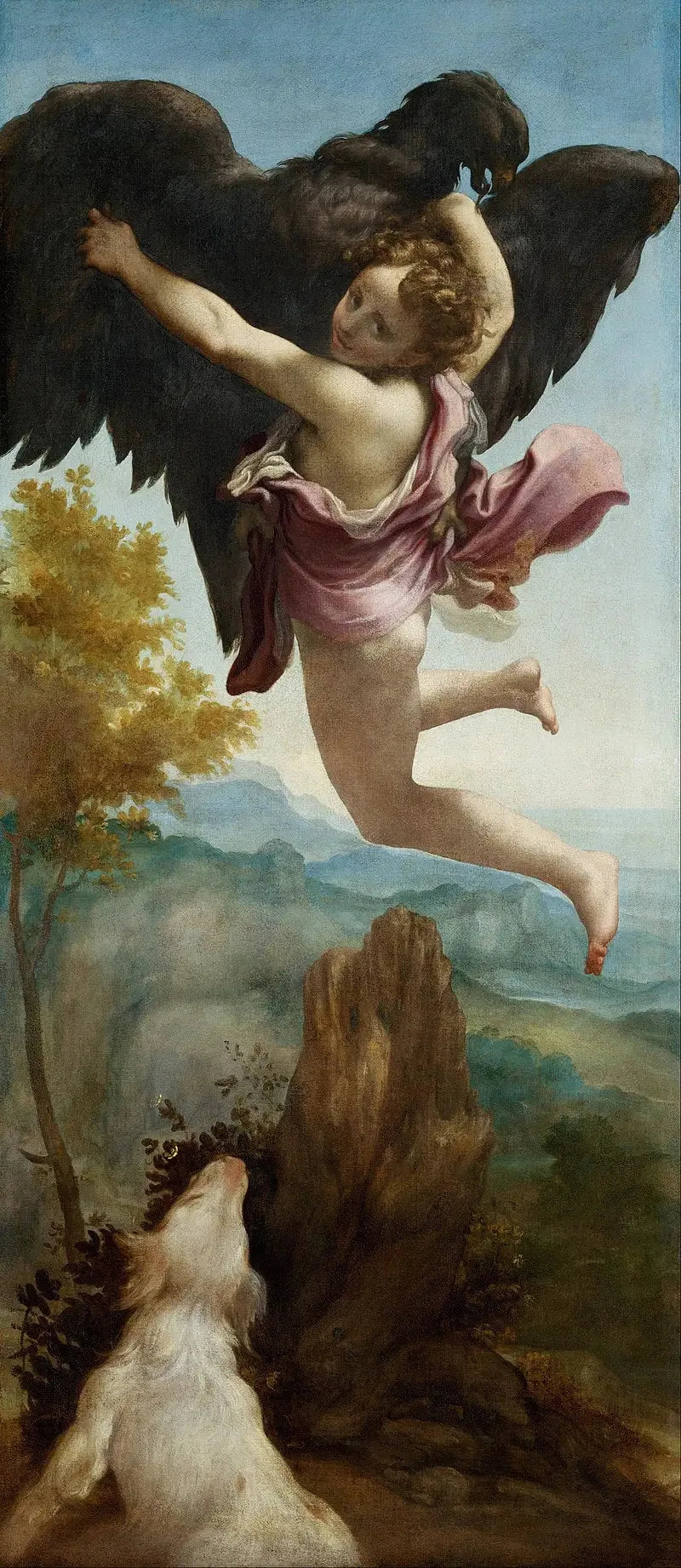 Ganimedes' bortføring - Antonio da Correggio