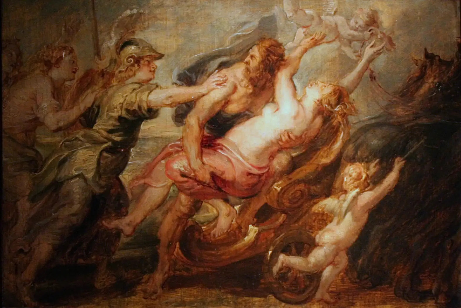 L’enlèvement de Proserpine - Peter Paul Rubens image 1 reproduction artisanale de tableau