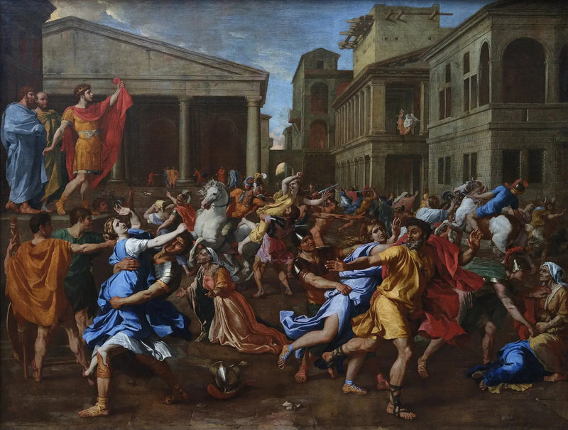 Sabinskaps-innhentingen - Nicolas Poussin