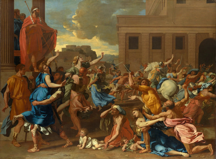 Sabinskapsløftet - Nicolas Poussin