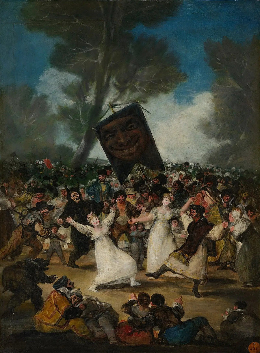 Begravelsen av sardinen - Francisco de Goya