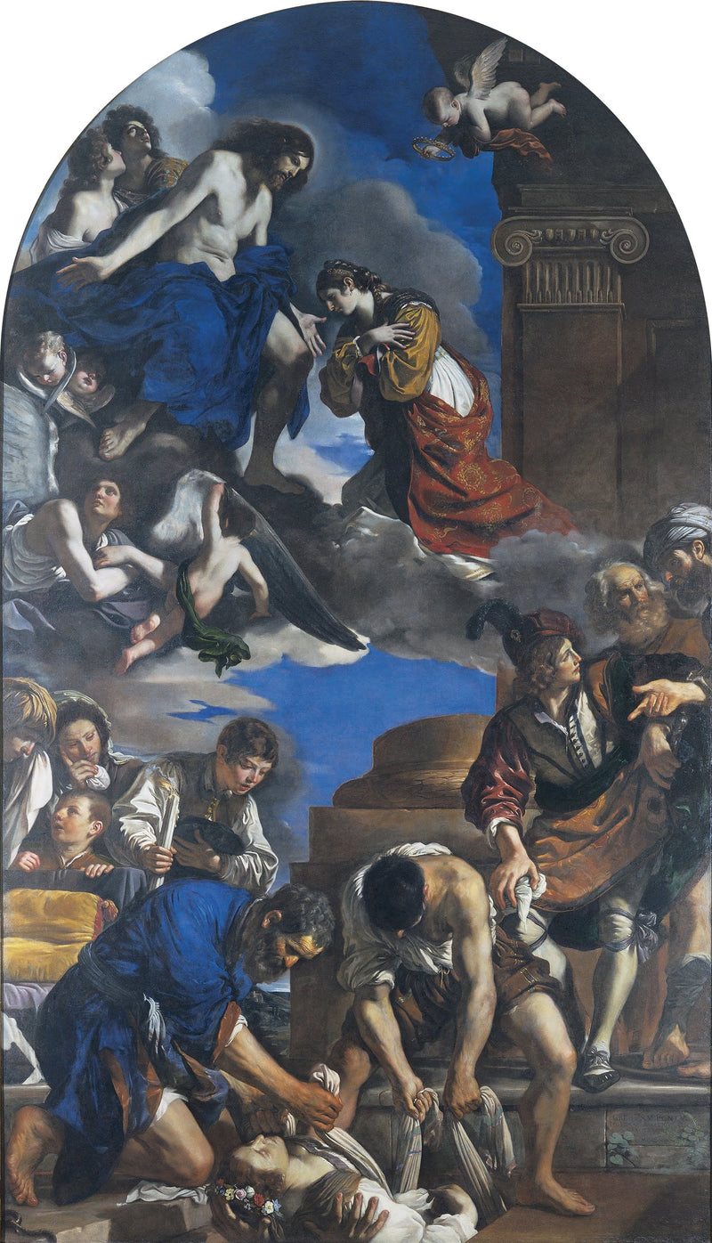 Begravelsen av Saint Pétronille - Guercino