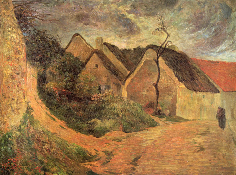Osnys inngang i stormvær - Paul Gauguin