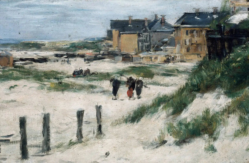 Inngangen til Berck - Eugène Boudin