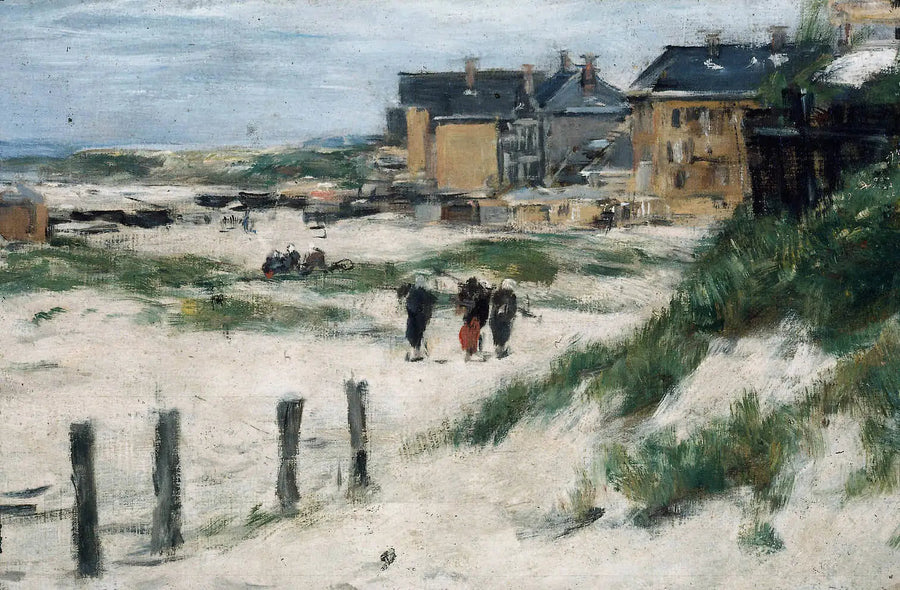 Inngangen til Berck - Eugène Boudin