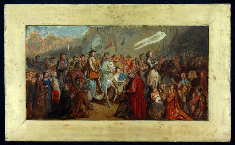 Inngangen til Jeanne d'Arc og Karl VII til Reims - Ary Scheffer