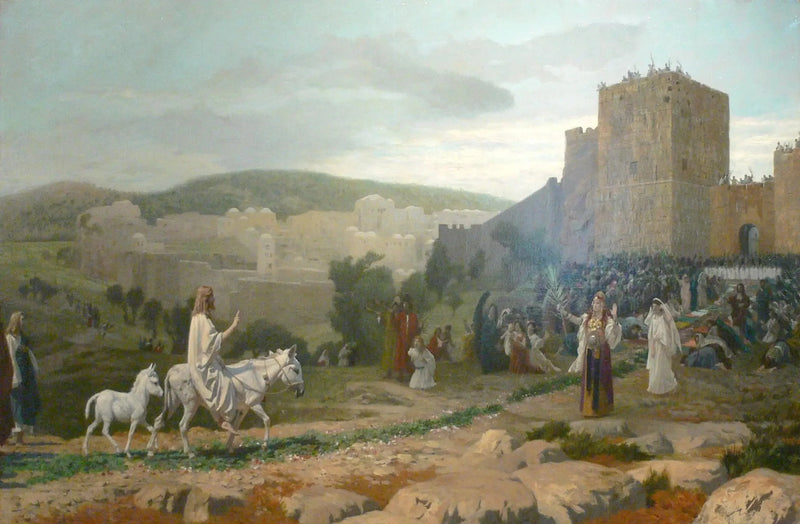 Kristi inntog i Jerusalem - Jean-Léon Gérôme
