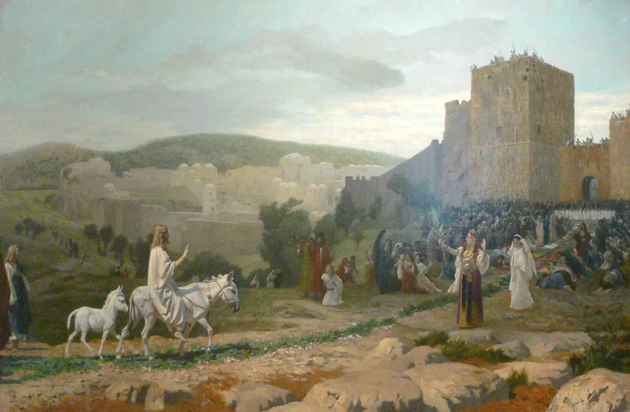 Kristi inntog i Jerusalem - Jean-Léon Gérôme