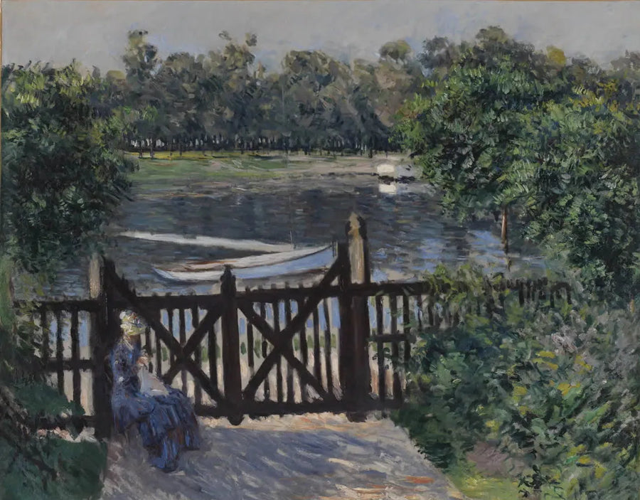 Inngangen til hagen, Petit-Gennevilliers - Gustave Caillebotte