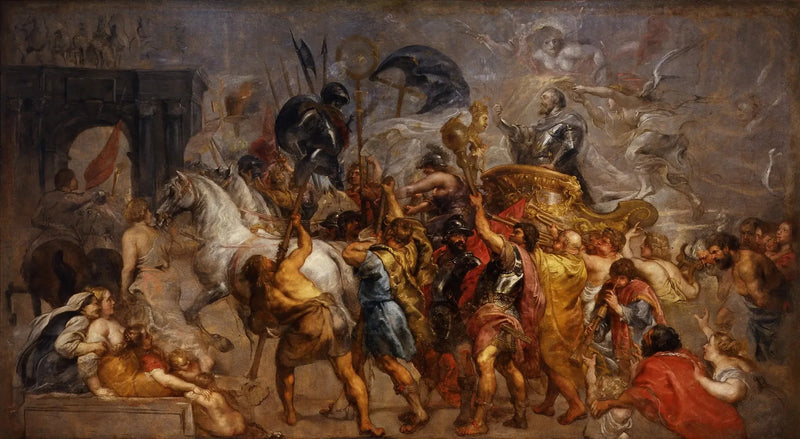 Henri IVs triumferende inntog i Paris - Peter Paul Rubens