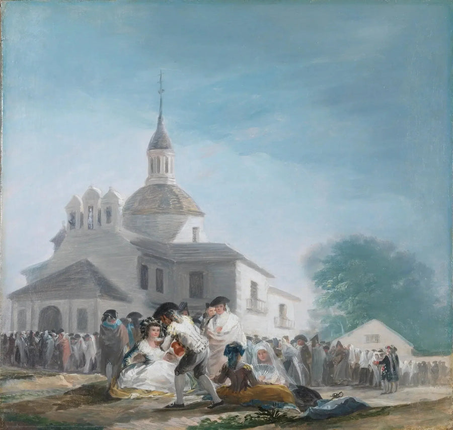 Ermitasjen til Saint Isidore - Francisco de Goya