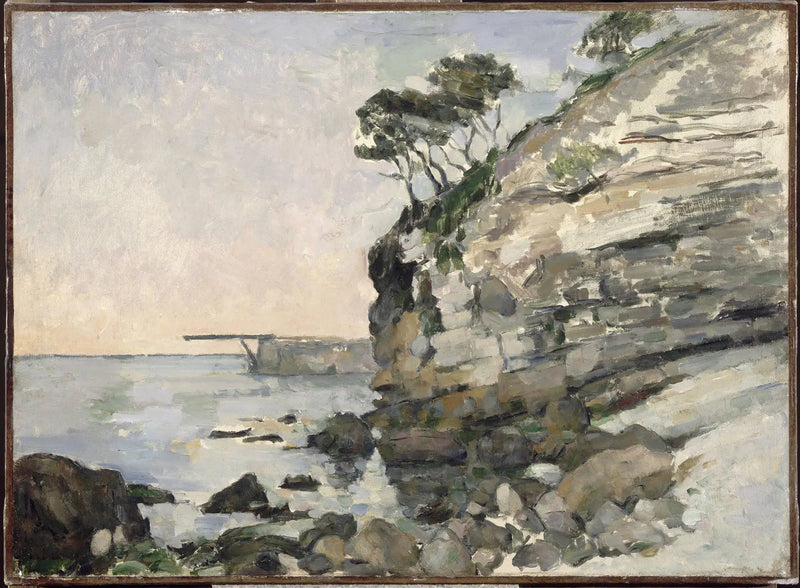 L'Estaque, kveldseffekt - Paul Cézanne