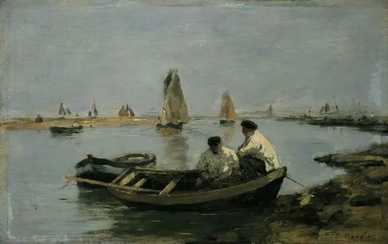 Elvemunningen - Eugène Boudin
