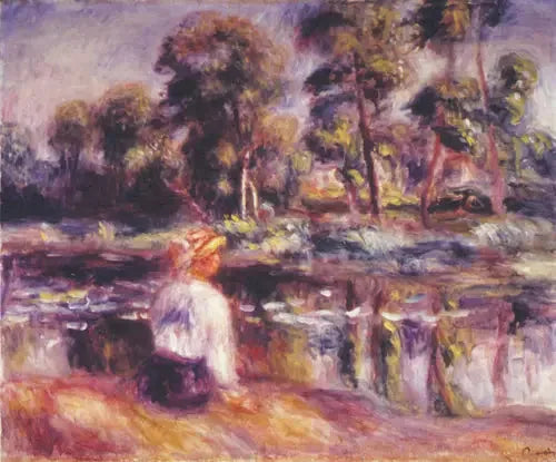 Chaville-sjøen - Pierre-Auguste Renoir