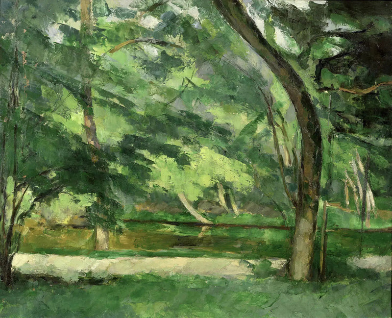 Søstersdammen i Osny, nær Pontoise - Paul Cézanne