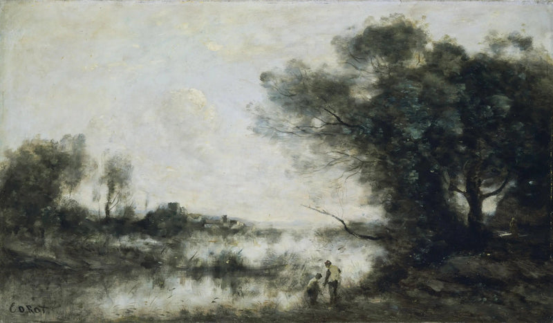 Vassdammen - Jean-Baptiste Camille Corot
