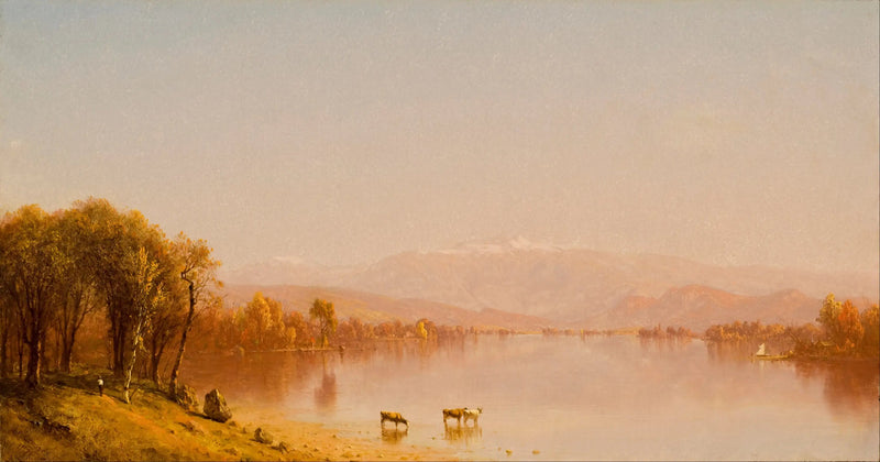 Den indiske sommeren i de hvite fjellene - Sanford Robinson Gifford