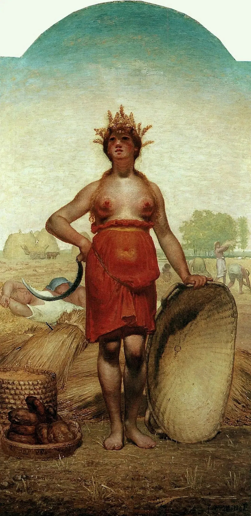 Sommeren eller Ceres - Jean-François Millet