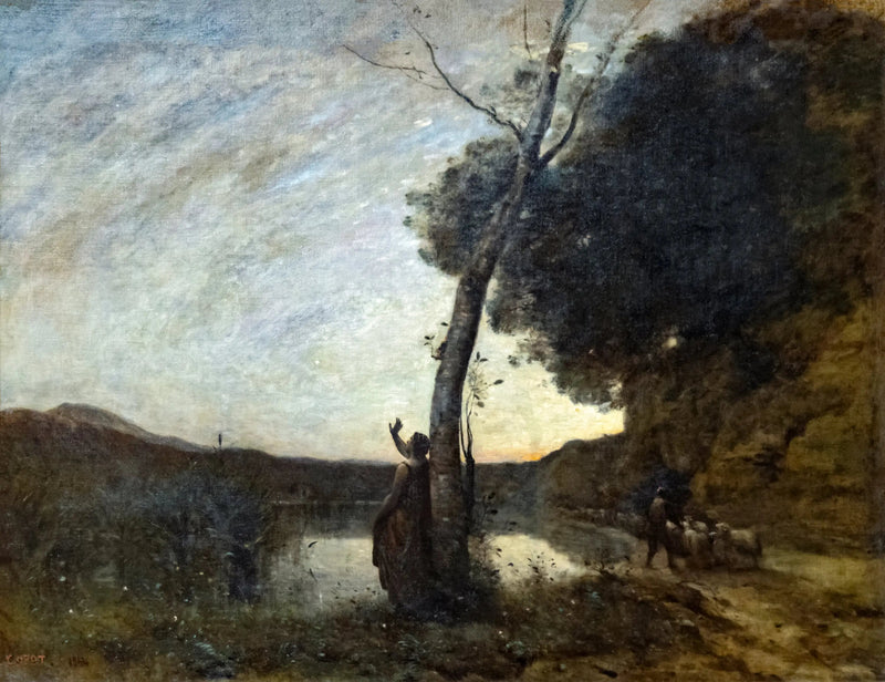 Stjernen til hyrden - Jean-Baptiste Camille Corot