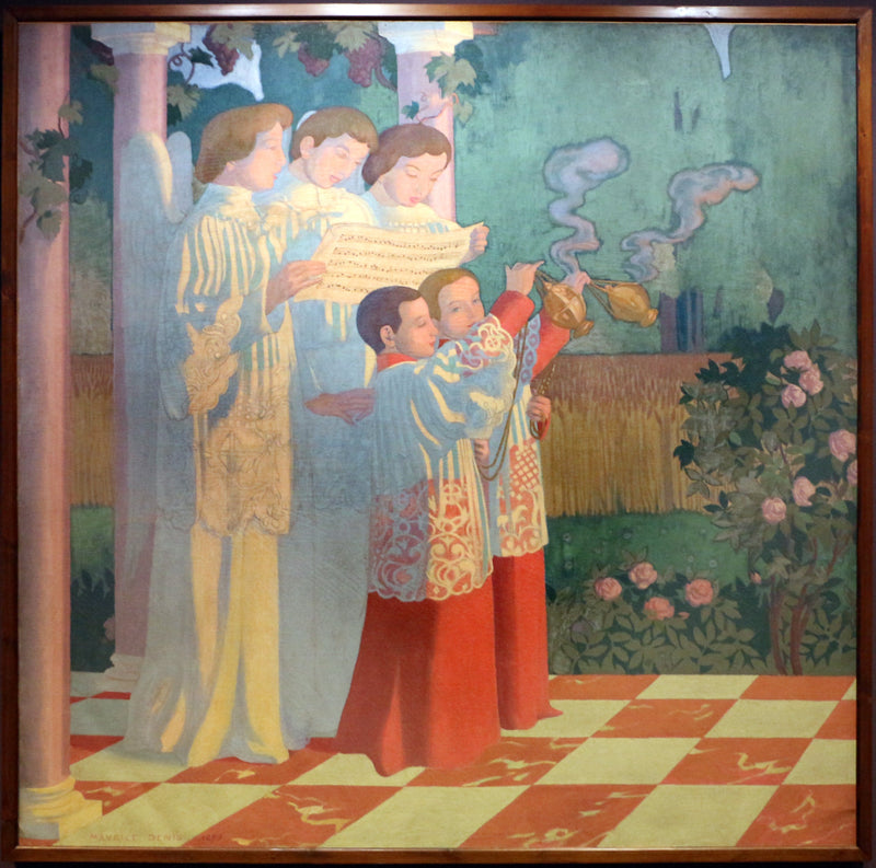 Eksalasjonen av den hellige korset og helgenliggjørelsen av messeofferet - Maurice Denis
