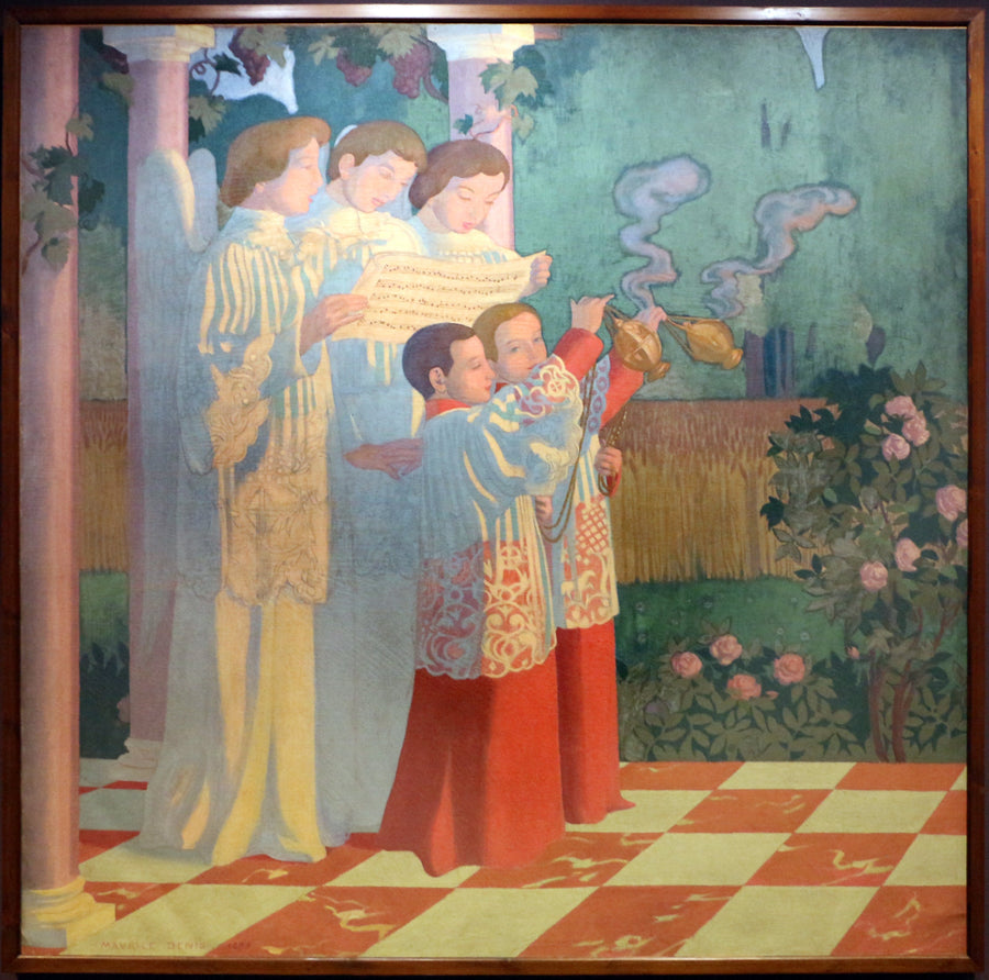 Eksalasjonen av den hellige korset og helgenliggjørelsen av messeofferet - Maurice Denis