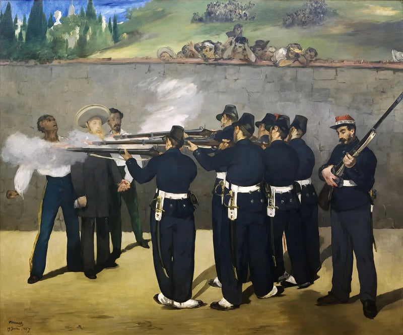 Henrettelsen av keiser Maximilian - Édouard Manet