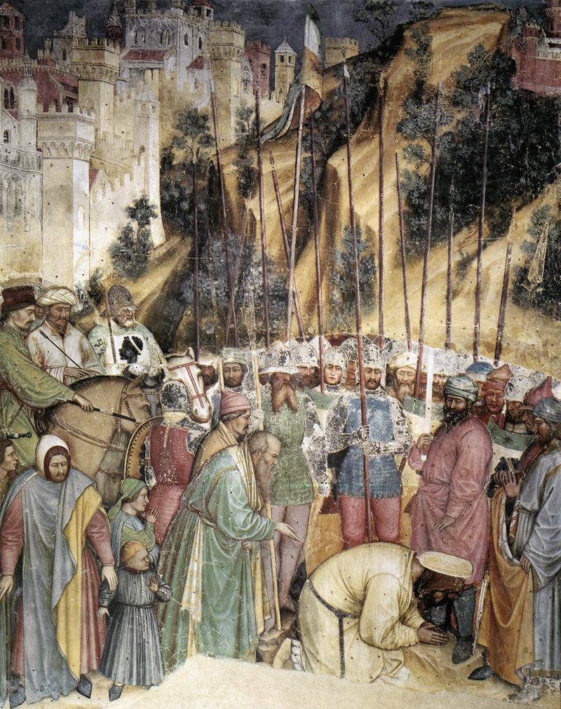 Utførelsen av Saint Georg - Altichiero da Zevio