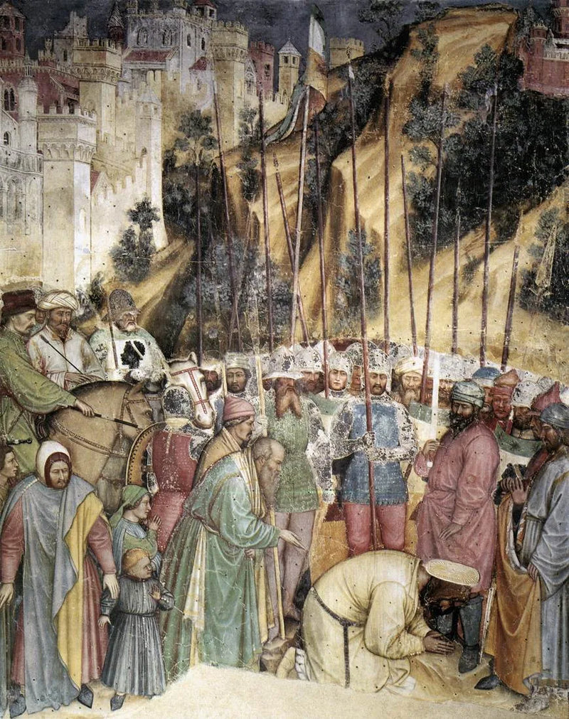 Utførelsen av Saint Georg - Altichiero da Zevio