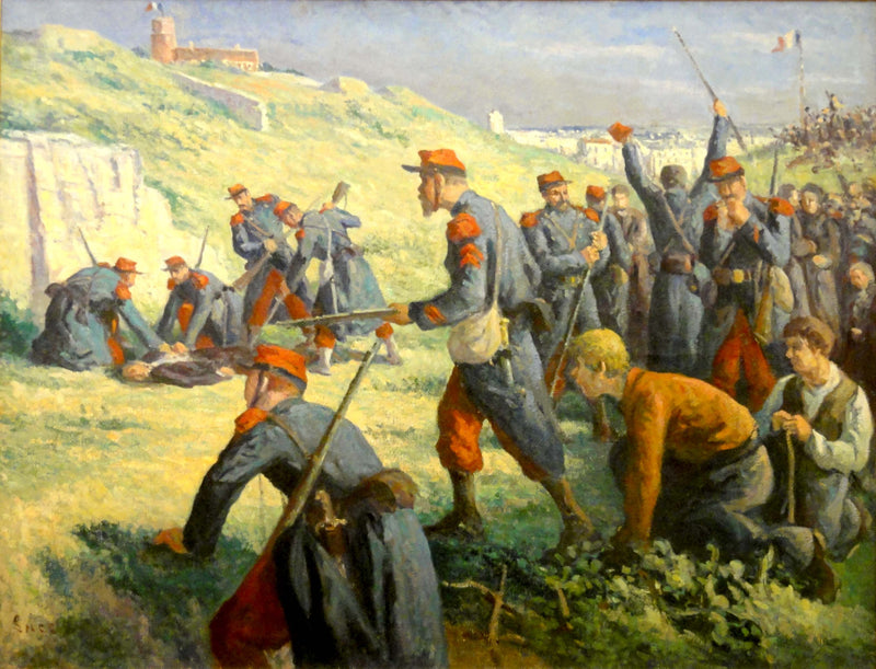 Utførelsen av Varlin - Maximilien Luce