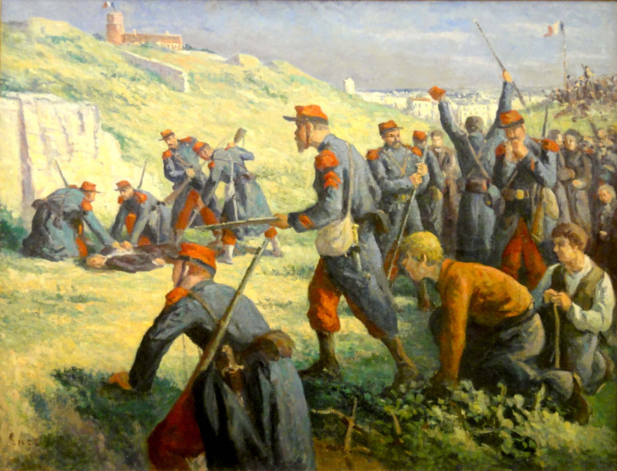 Utførelsen av Varlin - Maximilien Luce