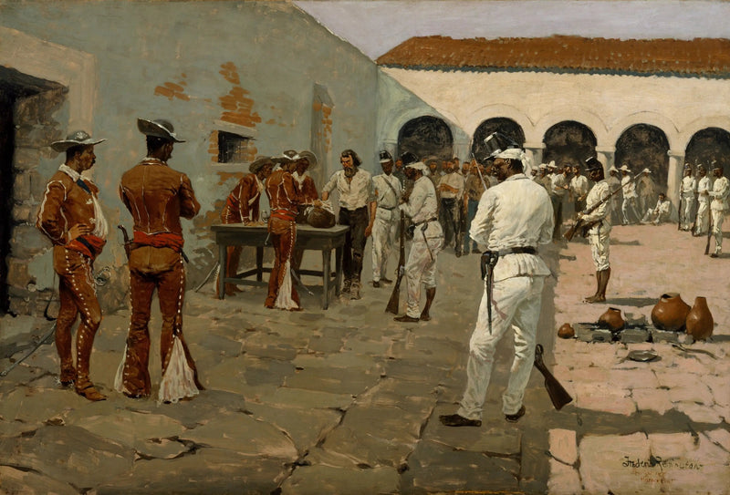 Mier-eksport: Tegningen av den svarte bønnen - Frederic Remington

Source:
L'expédition Mier : Le dessin du haricot noir - Frederic Remington