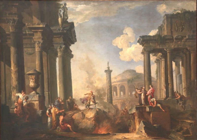 Forklaringen på Marcus Curtius - Giovanni Paolo Panini

Source:
L'explication de Marcus Curtius - Giovanni Paolo Panini